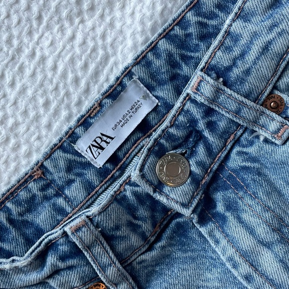 Zara high rise wide leg jeans size 2 - Picture 3 of 5